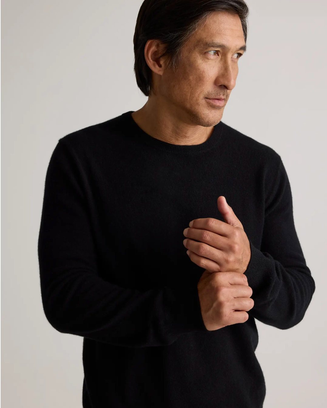 Mongolian Cashmere Crewneck Sweater