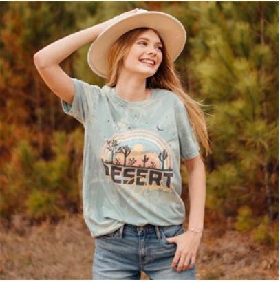 "Desert Dreamin'" Tee - Available S-2X - Fall Collection